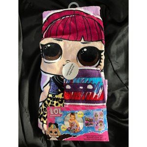 N.W.T - L.O.L Surprise! 2 Piece Bath Towel & Washcloth Set